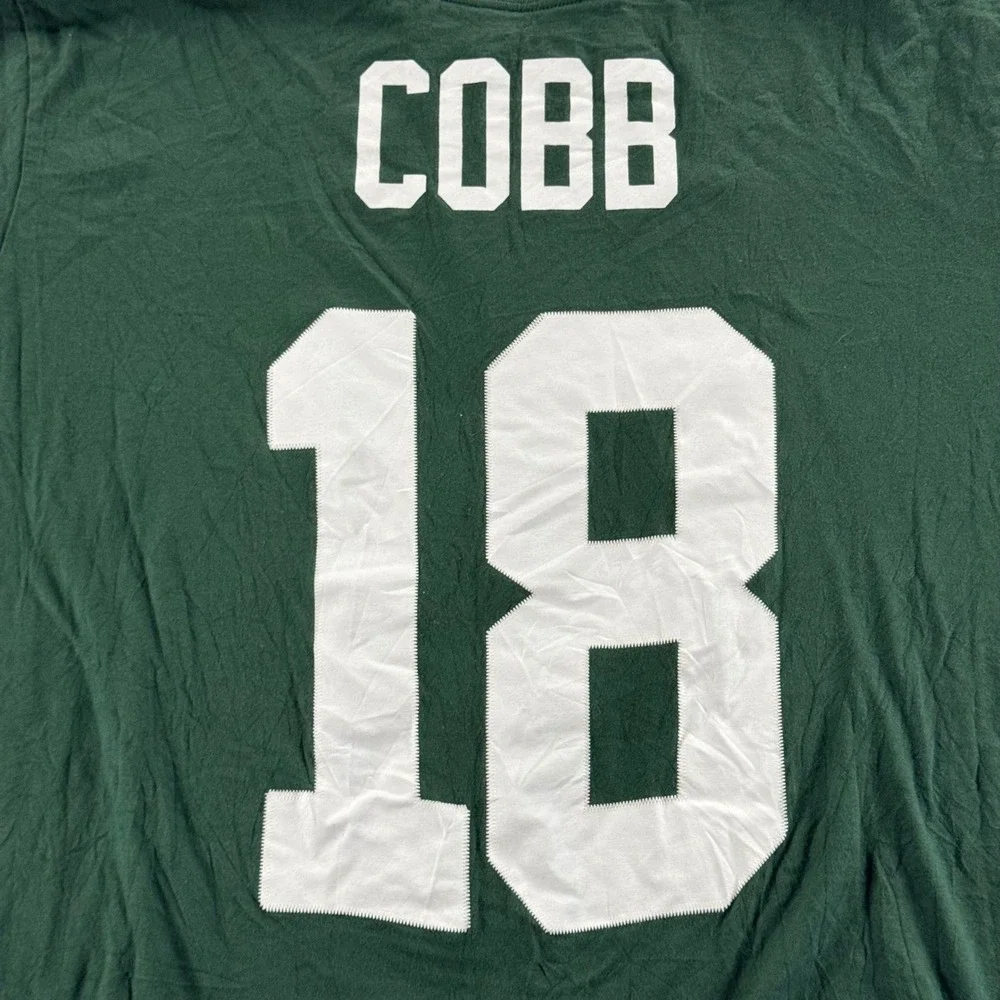 Nike Randall Cobb Green Bay Packers T-Shirt Mens XXL Green NFL 18 Cheesehead